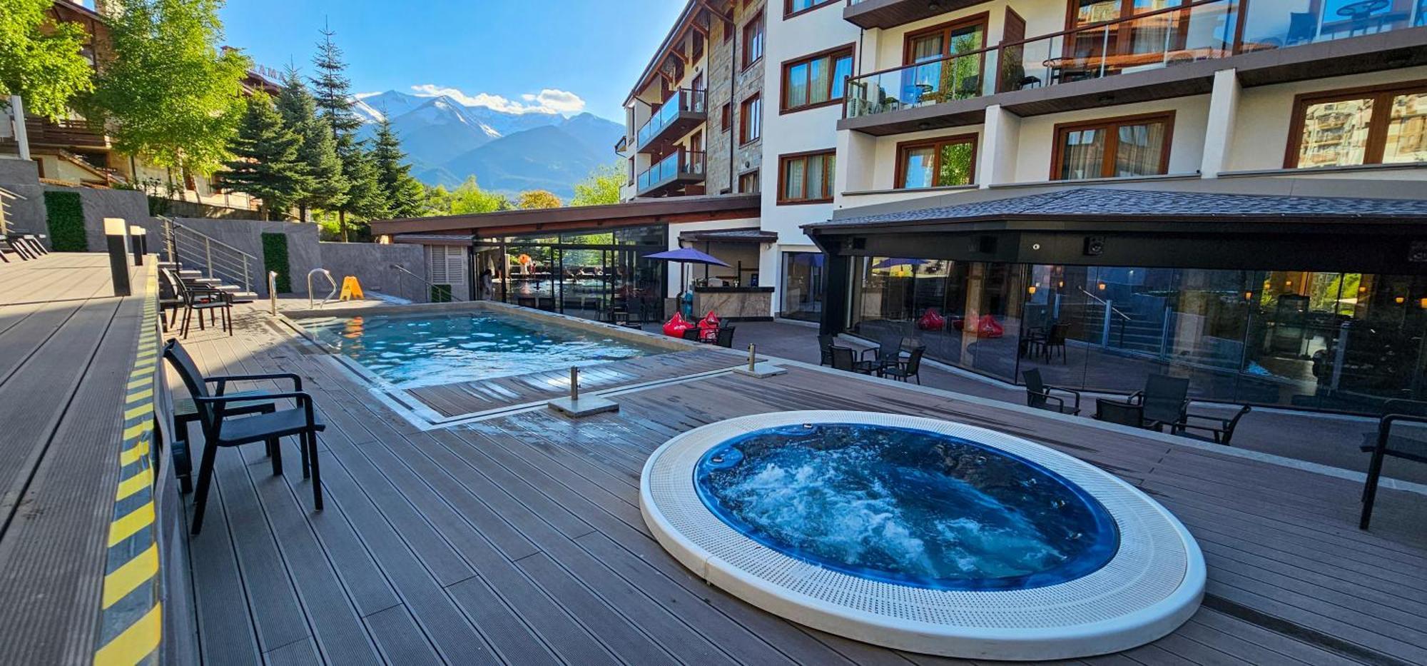 Apartmanica Double Room Apartment 101-12, Big Terrace, St Ivan Rilski 4 Star Spa Resort, بانسكو المظهر الخارجي الصورة