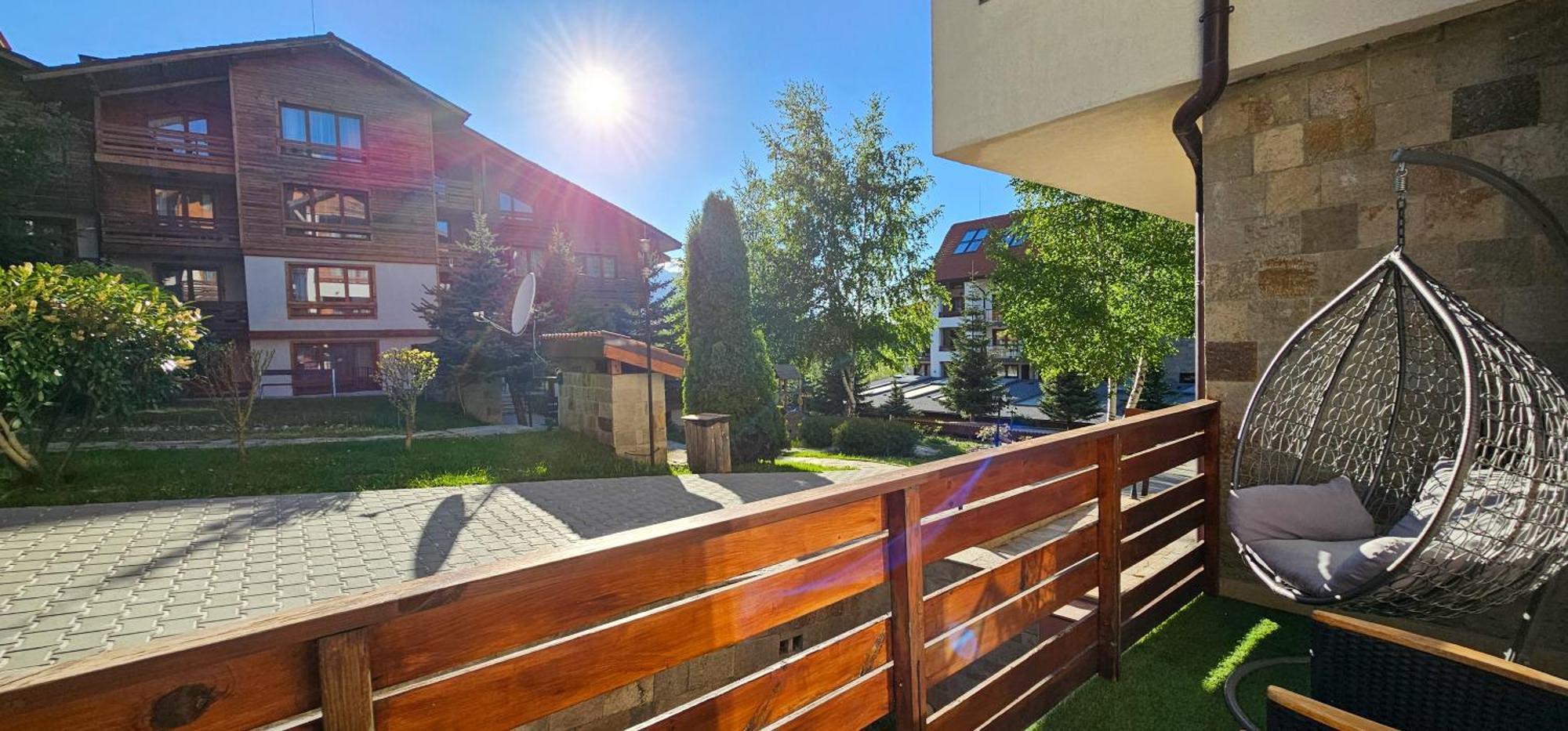 Apartmanica Double Room Apartment 101-12, Big Terrace, St Ivan Rilski 4 Star Spa Resort, بانسكو المظهر الخارجي الصورة