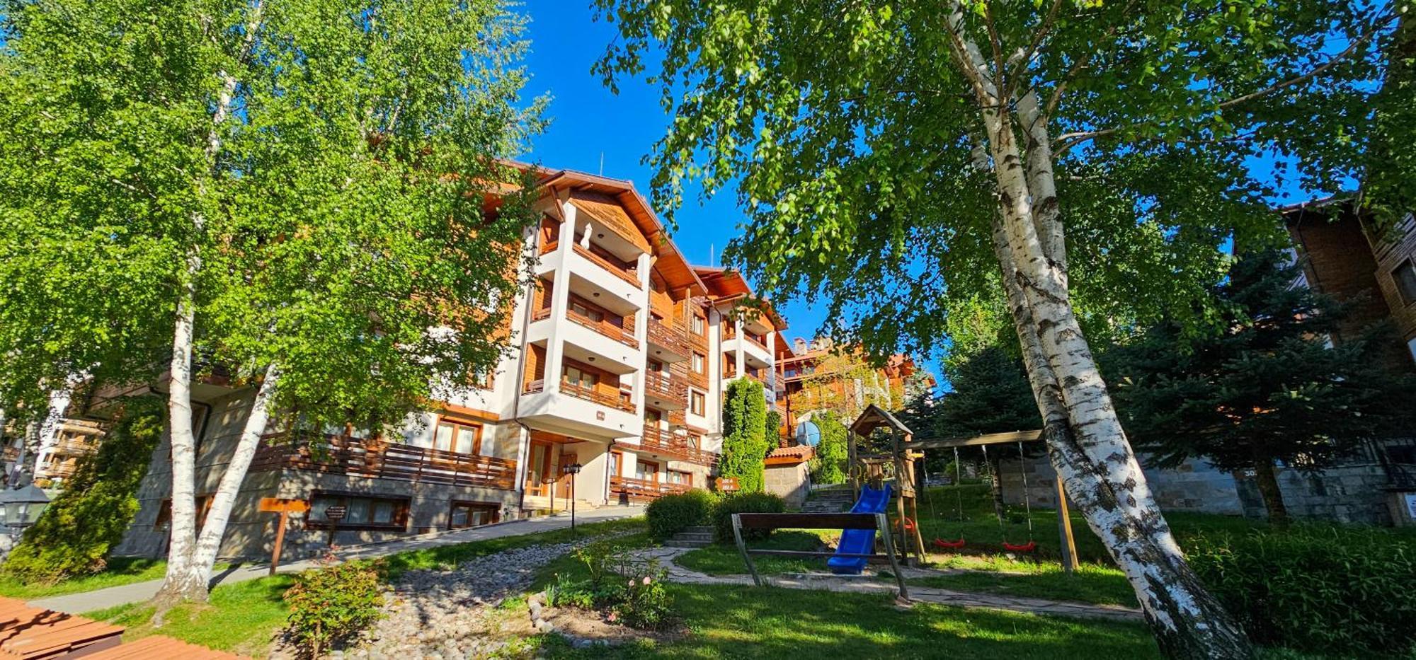 Apartmanica Double Room Apartment 101-12, Big Terrace, St Ivan Rilski 4 Star Spa Resort, بانسكو المظهر الخارجي الصورة